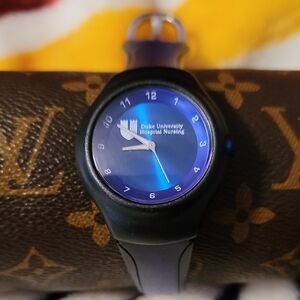Duke University Hospital Nursing Navy & Cobalt‎ Blue Analog Quartz Watch